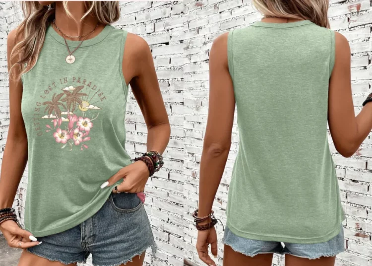 Damska koszulka bez Rękawów