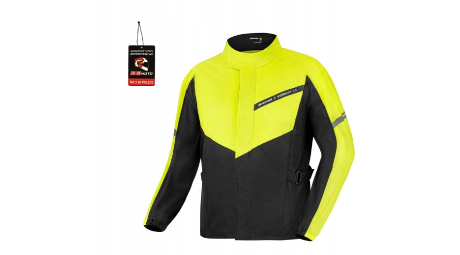 Wodoodporna kurtka motocyklowa SHIMA 2.0 BLACK FLUO GRATIS